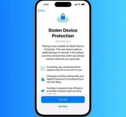宜丰苹果授权维修店分享被盗设备保护功能开启方法 