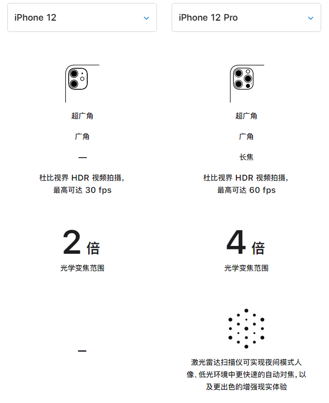 宜丰苹果手机维修分享苹果 iPhone 12 与 iPhone 12 Pro 选哪款 